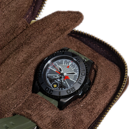 Ecrin de voyage papillon - 2 Montres