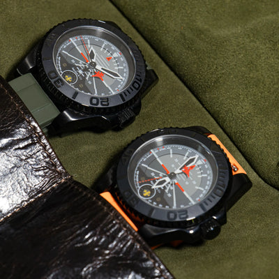 Rouleau de voyage en cuir véritable – 4 Montres